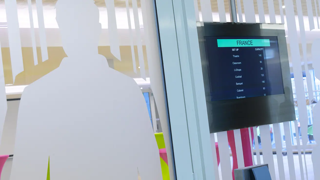 Inngang til konferanserom France på Thon Hotel EU