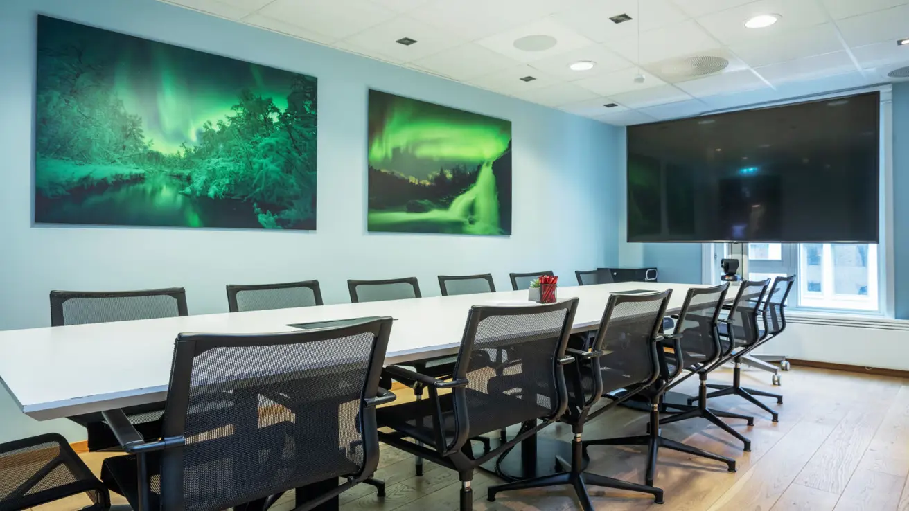 Møterom med plass til 6 personer