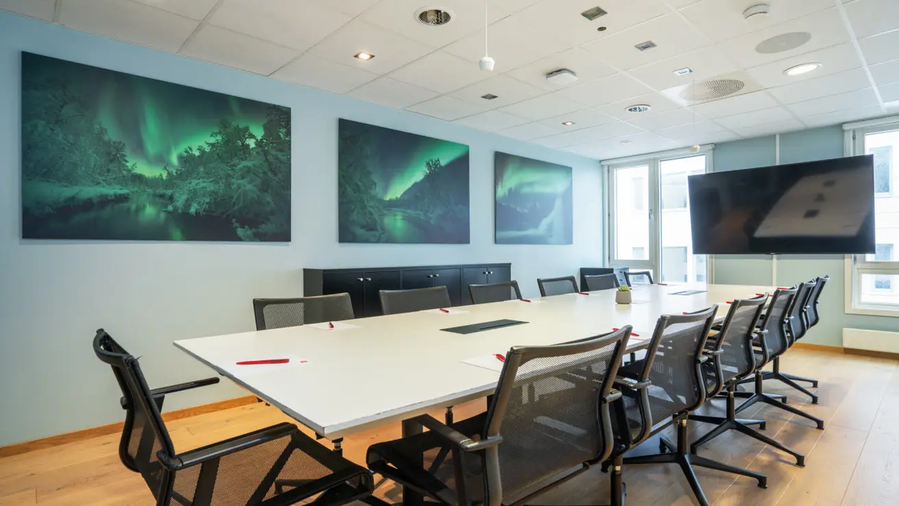 Møterom med plass til 6 personer