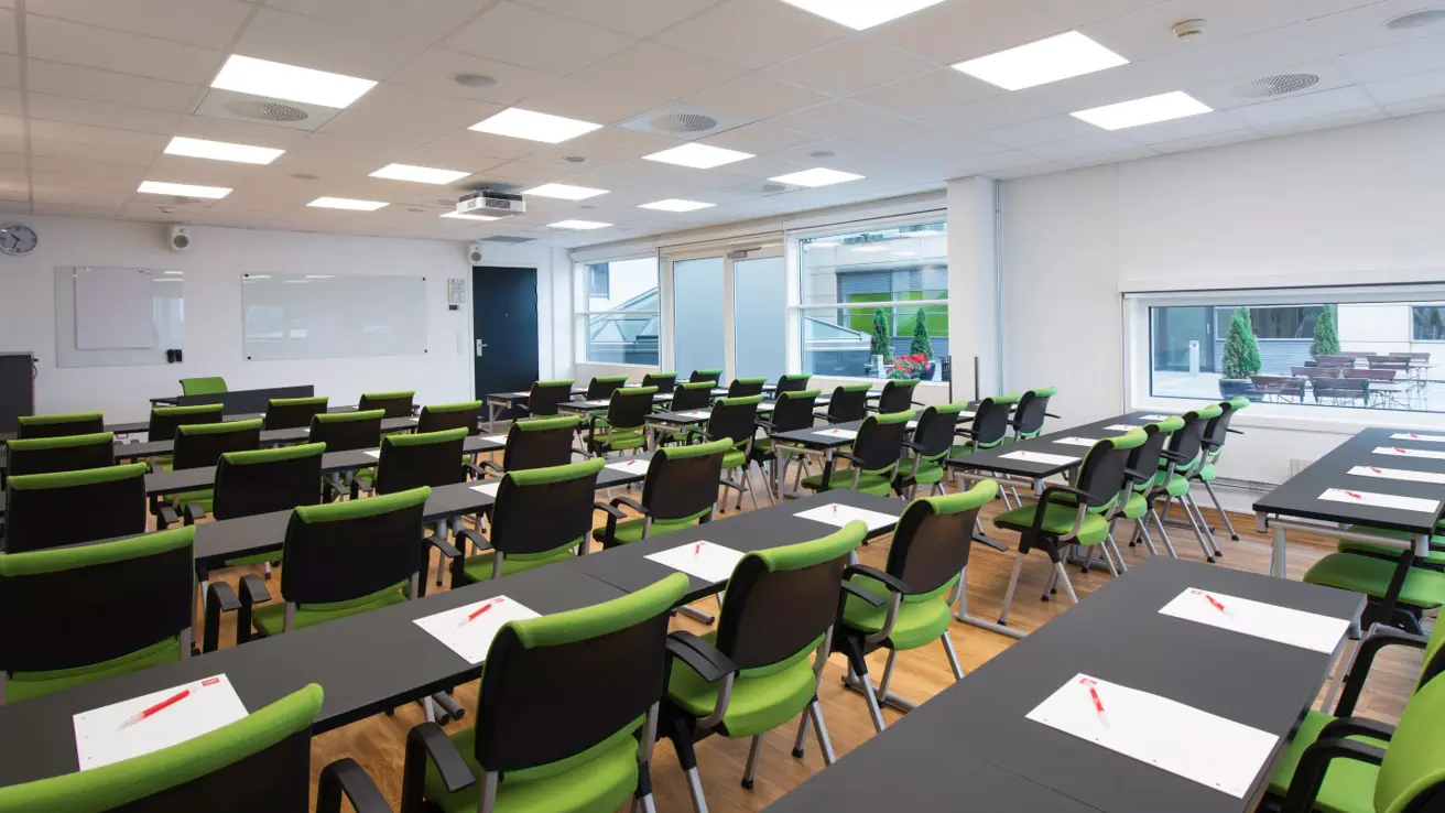 Konferansesal Carmen klasseoppsett